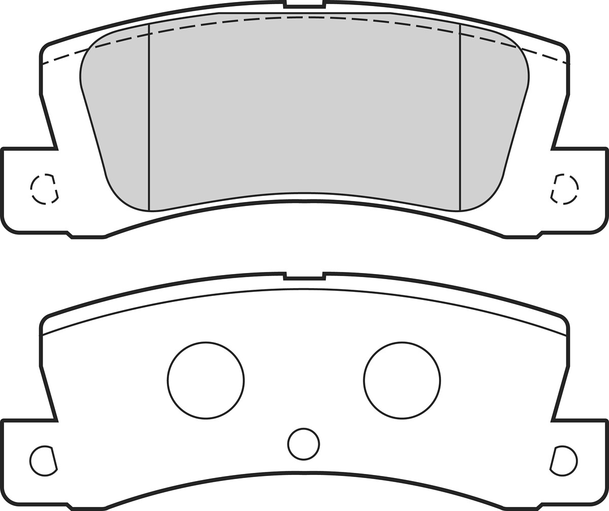 Jogo de 4 pastilhas de travão VALEO ref. 302741